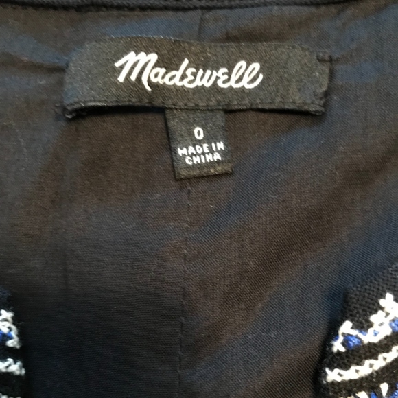 MADEWELL EMBROIDERED SUNCOAST SHIFT DRESS - Picture 5 of 6